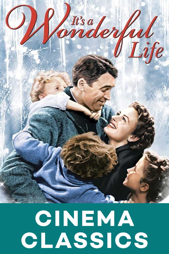 It's a Wonderful Life (Vintage Cinema / Retro Movie Theatre Poster / Iconic  Film Advert)