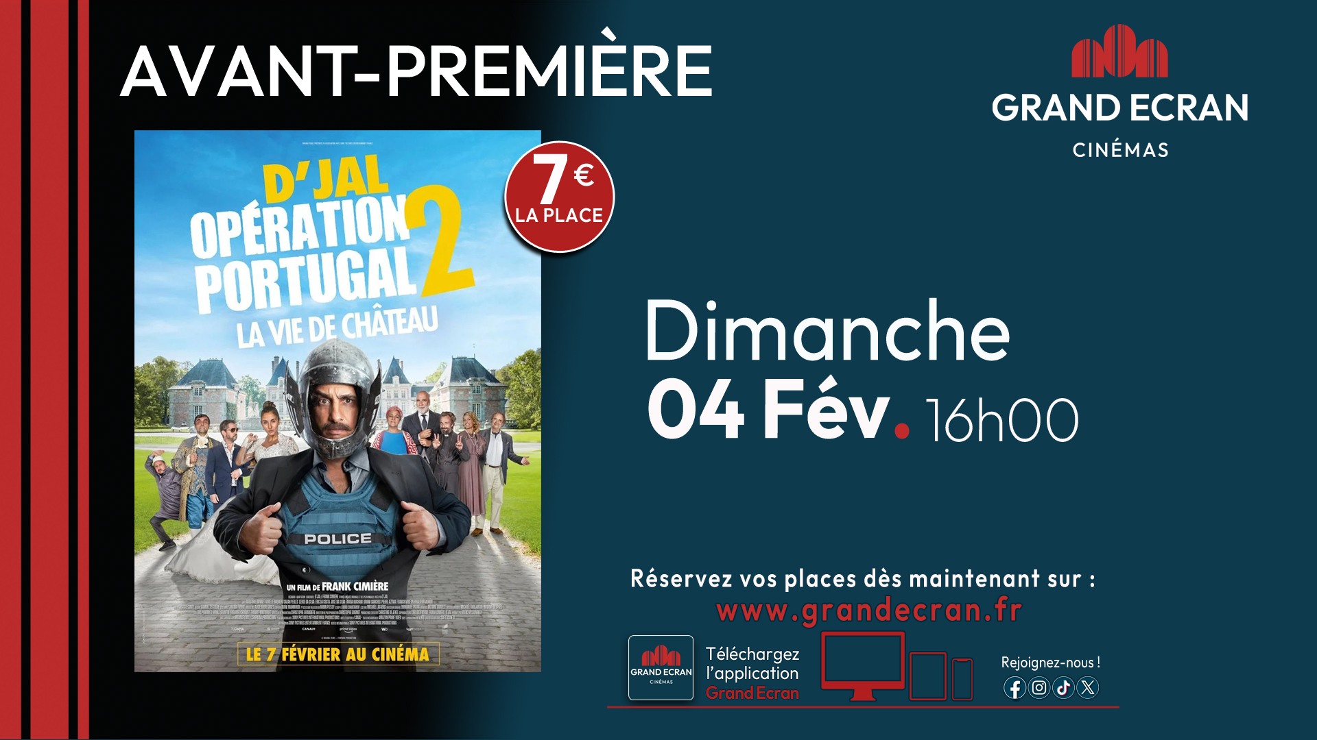 Avant-Première Opération Portugal 2: la vie de château dimanche