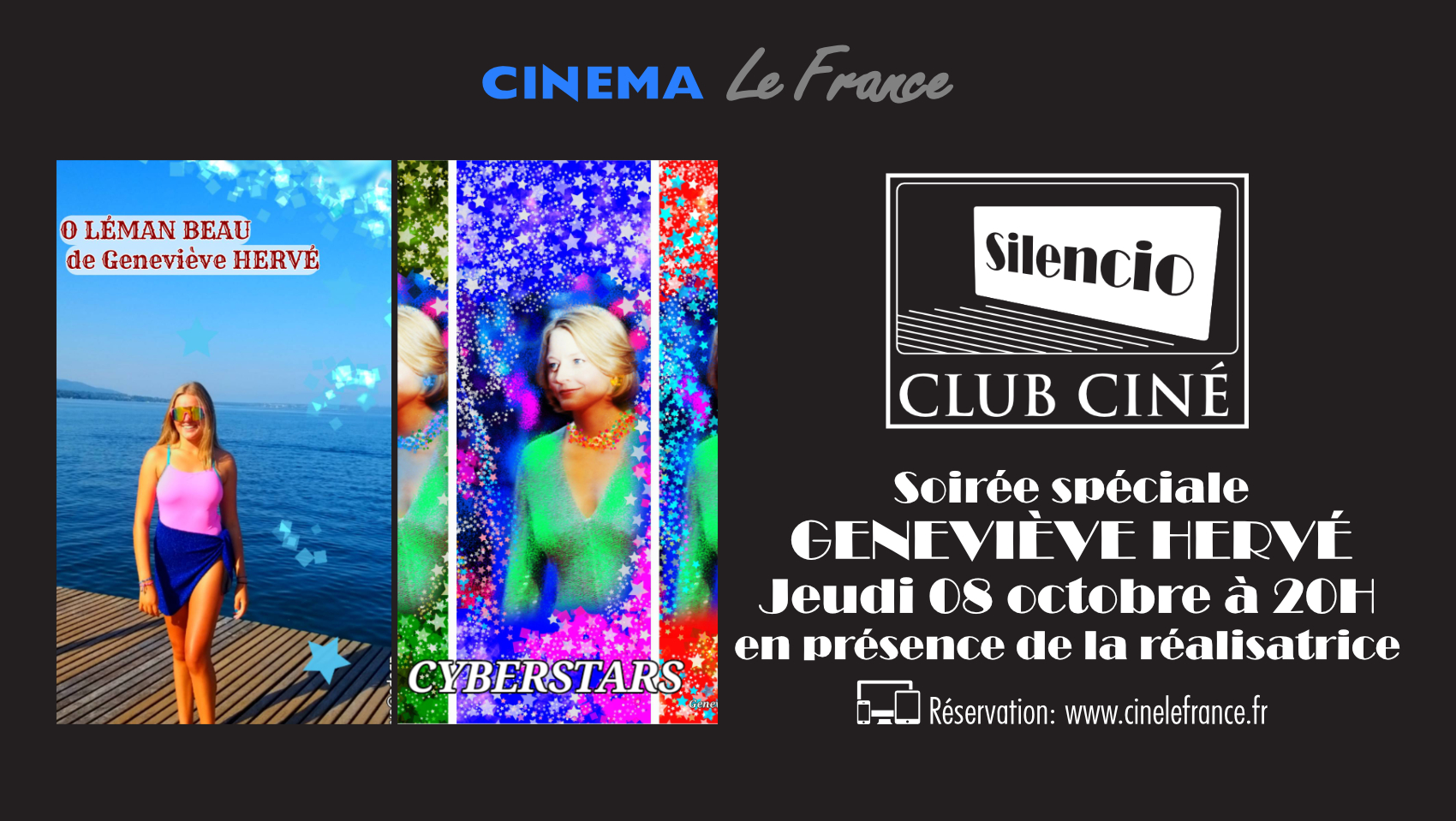 Sliencio Soirée SILENCIO - Geneviève Hervé — Le France